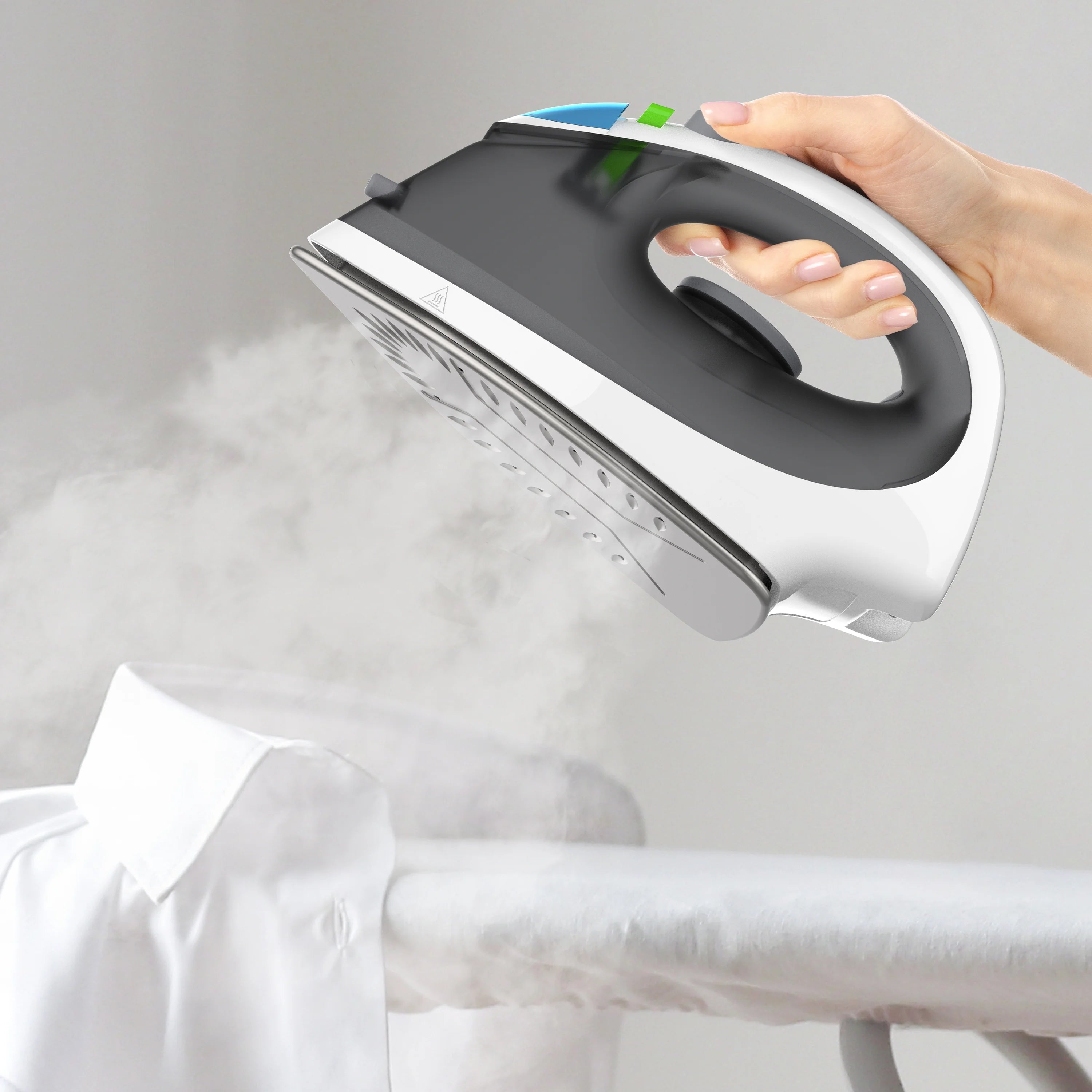 Steamfast SF-760 Portable Cordless Steam Iron with Carrying Case, White