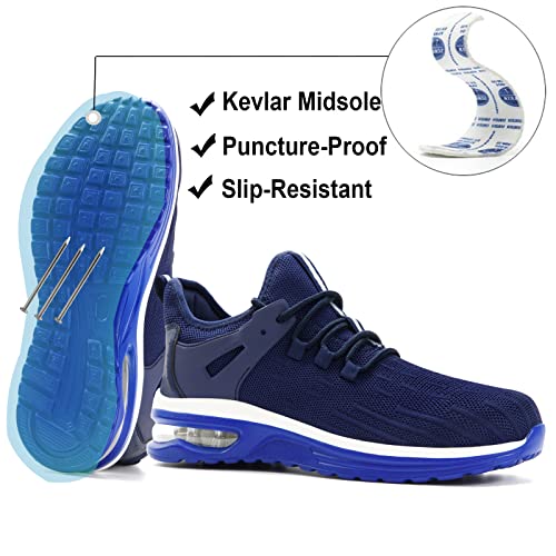 SUADEX Indestructible Steel Toe Shoes Men Women Lightweight Work Shoes for Men Comfortable Composite Toe Safety Shoes