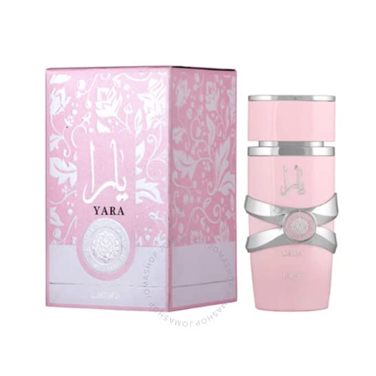 Lattafa Perfumes Yara EDP-100ml(3.4 oz) | Tropical Fruits | Black Pepper, Pinapple, Tobacco, Amber, Vanilla, Dry Woods, Benzain, Labdanum