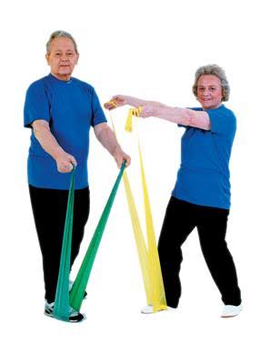 Theraband Exercise Band - Latex Free - Twin-Pak 100 Yards - Blue - Extra Heavy (2, 50-yd Boxes)