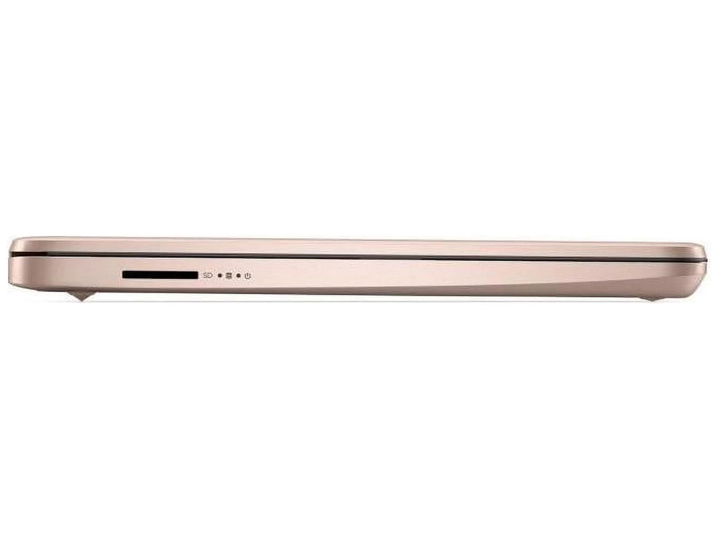 HP 14-dq0000 14" Notebook - HD - 1366 x 768 - Intel Celeron N4020 Dual-core (2 Core) 1.10 GHz - 4 GB RAM - 64 GB Flash Memory - Pale Rose Gold, Natural Silver 14-dq0030nr