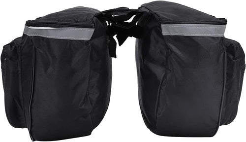 25L Bicycle Rack Bag Bicycle Rear Seat Bag Bike Rear Carrier Bag Double Side Bike Rack Bag Rear Rack Bike Pack Cycling Gear Carrier