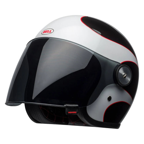 Bell Riot Gloss White Black Red Boost Helmet