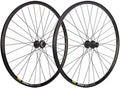 Mountain Bike Wheelset 26" 27.5" 29" Bicycle Rim MTB Centerlock Disc Brake Wheels Quick Release 32 Holes Cassette Hub for 7/8/9/10 Speed 1920g (Color : Black, Size : 27.5'')