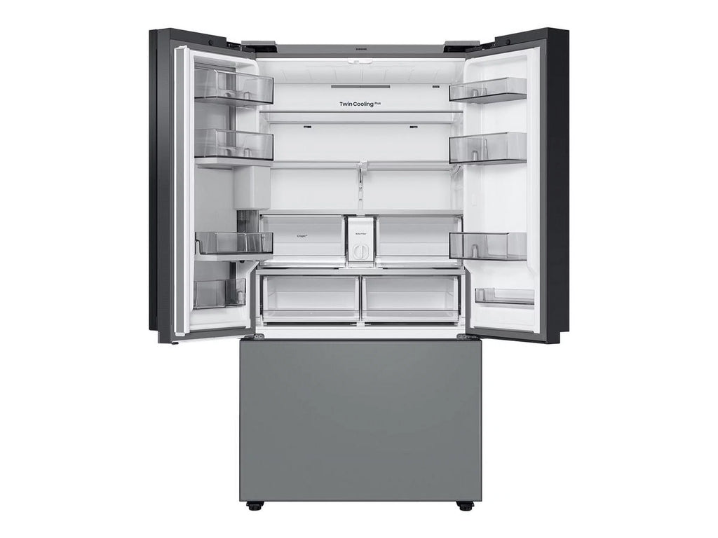Samsung Bespoke 3-Door French Door Refrigerator (30 cu. ft.) - with Family hub Panel RF30BB69006M