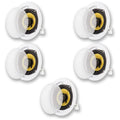 Acoustic Audio HD-5 in Ceiling Speakers Home Theater Surround Sound 5 Speaker Set