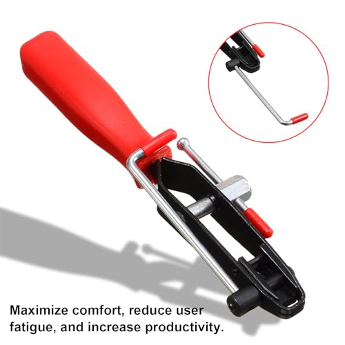Dickno 2 PCS CV Joint Boot Clamp Pliers, Heavy Duty Automotive Clamp Pliers Kit with CV Boot Clamps, Universal Ear CV Axle Boot Clamp Pliers, Vehicle Repair Tool for Car ATV UTV