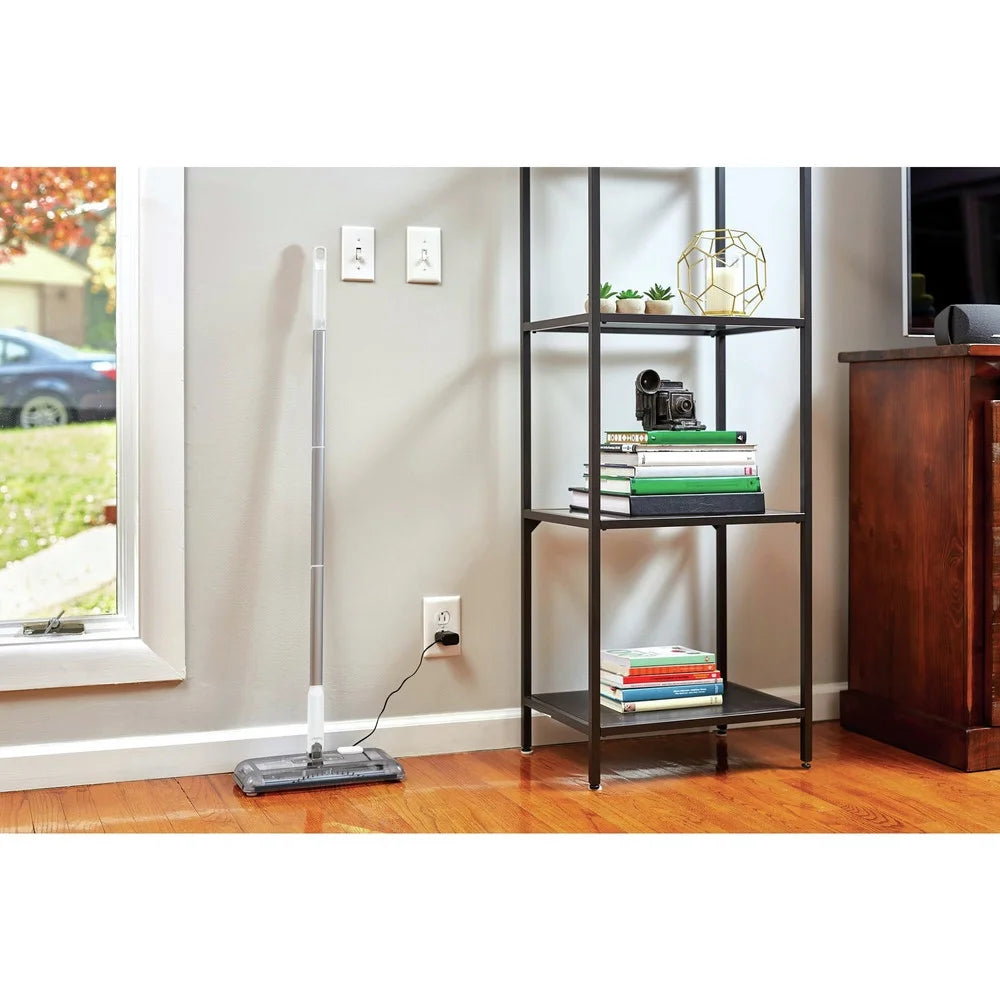 BLACK+DECKER Lithium Powered Floor Sweeper, White HFS115J10