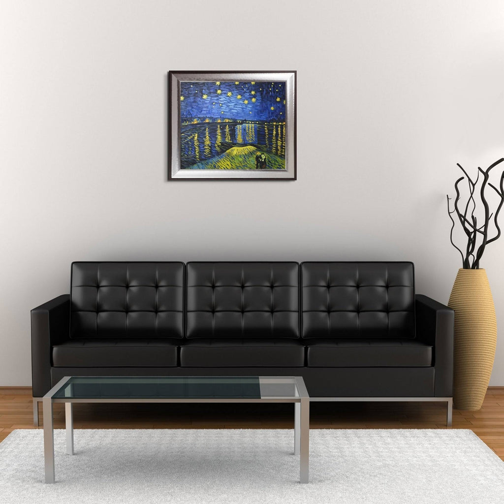Starry Night Over The Rhone (luxury Line) Pre-Framed by Vincent Van Gogh 29.25x22x25.25x22