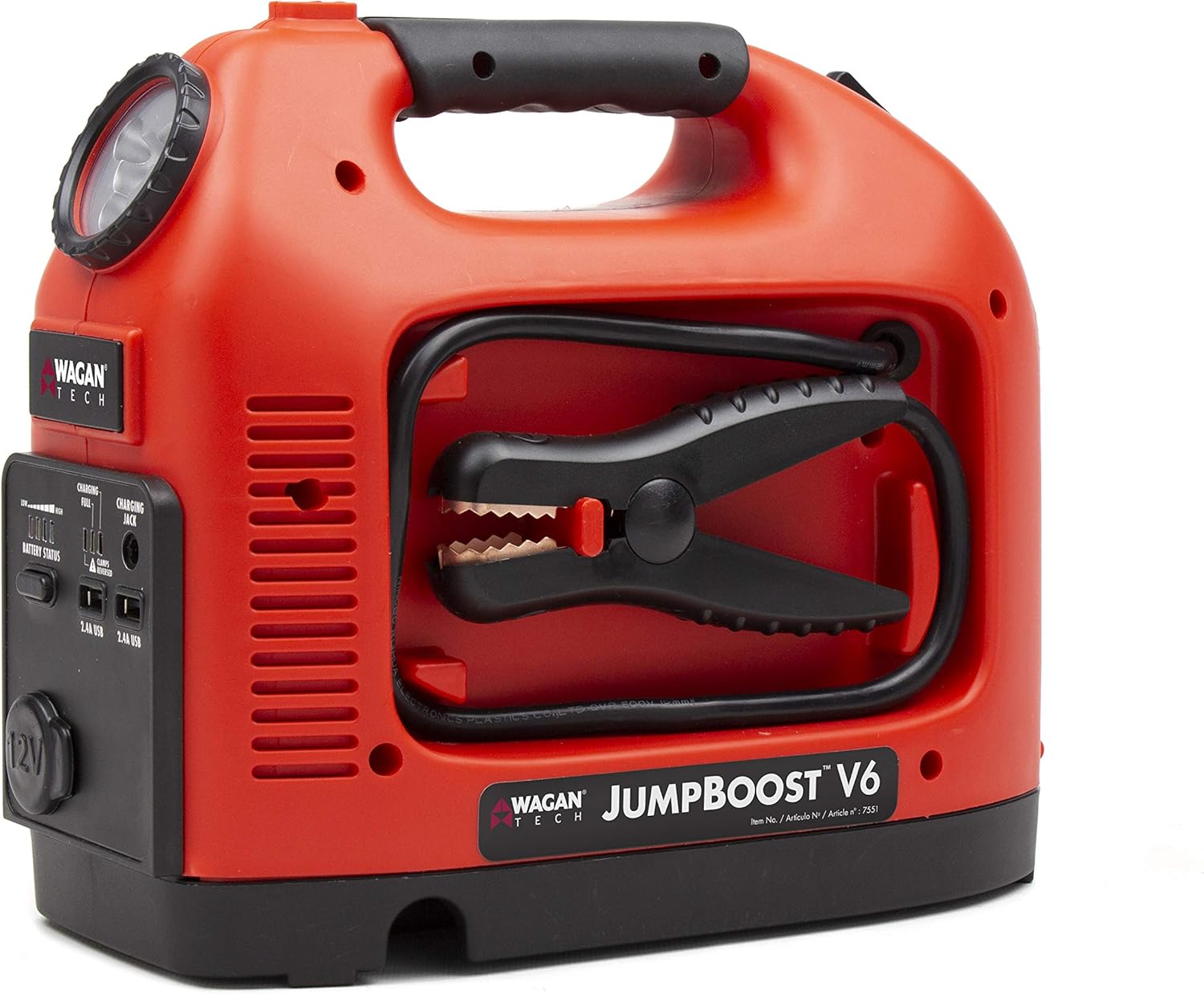 Wagan Tech 7551 JumpBoost V6 Jump Starter, Red Pack of 2
