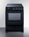 24" Wide Electric Smooth-Top Range