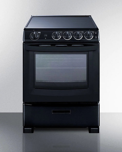 24" Wide Electric Smooth-Top Range
