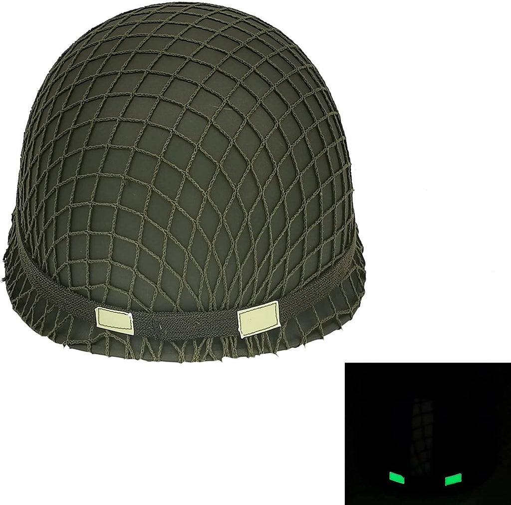 WWII US Army Helmet Replica, WW2 Helmet, M1 Helmet, WW2 Army Helmet, WW2 Helmet US Army with Mesh and DIY Painting