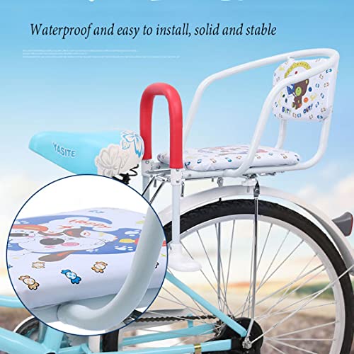 bike attachment for kids on adult bike bike seat for kids kid seat for adult bike Bicycle Child Seat Baby Safety Seat Rear Child Thickened Seat Cushion Chair Stool Big Child Bicycle Rear Seat Frame