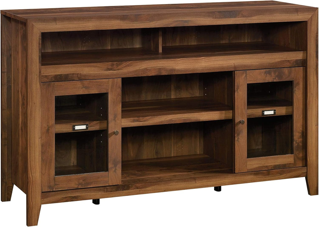 Sauder Dakota Pass Entertainment/Fireplace Credenza, For TV's up to 60", Craftsman Oak finish