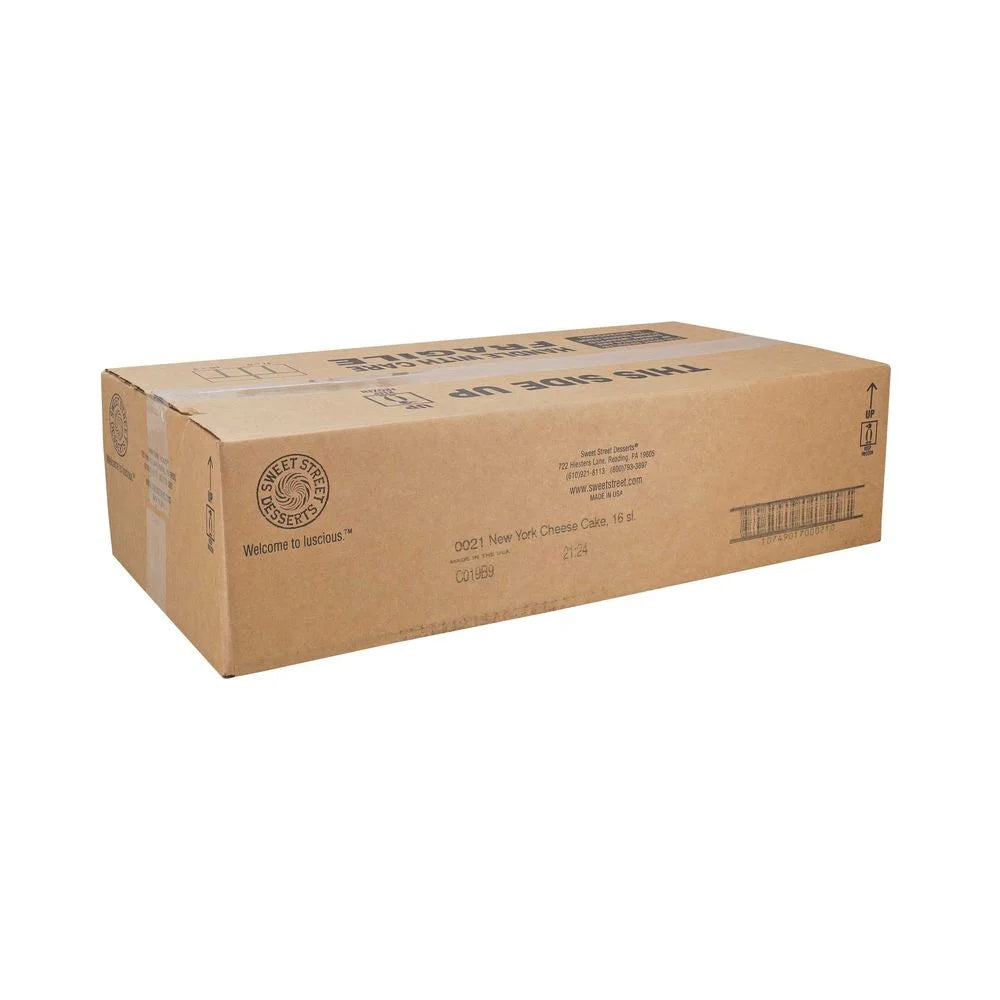 Sweet Street New York Cheesecake, 16 count -- 4 per Case.