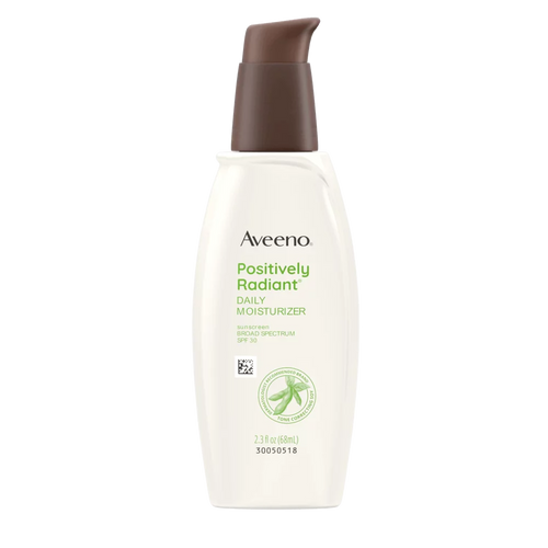 Aveeno Positively Radiant Daily Facial Moisturizer, Broad Spectrum SPF 30, 2.5 fl. oz