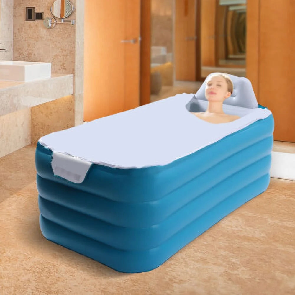 Foldable Portable Modern Automatic Blow Up Bathtub PVC Inflatable Adult Bath Tub