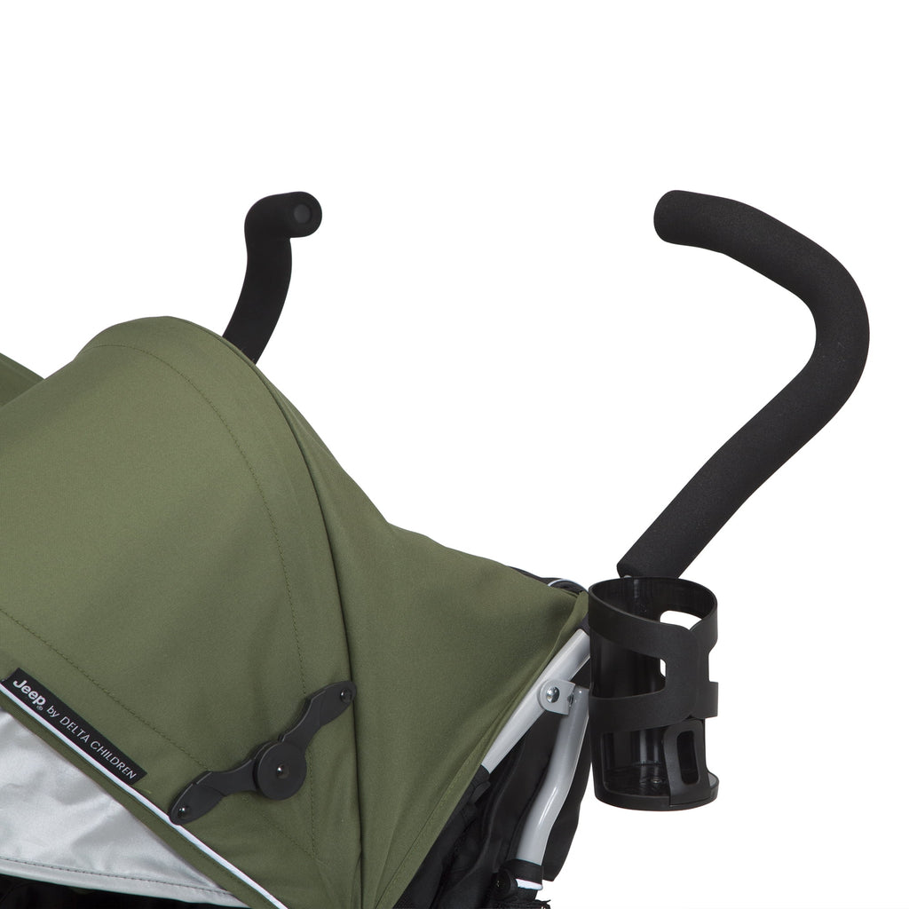 Jeep TurboGlyde Plus Side by Side Double by Delta Children, Olive Green
