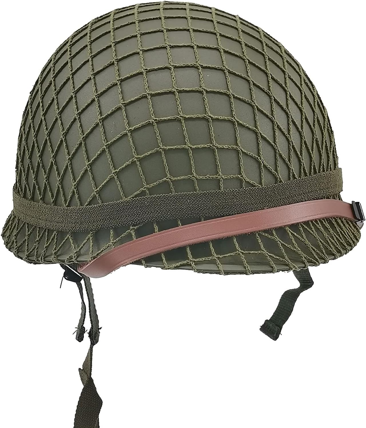 WWII US Army Helmet Replica, WW2 Helmet, M1 Helmet, WW2 Army Helmet, WW2 Helmet US Army with Mesh and DIY Painting
