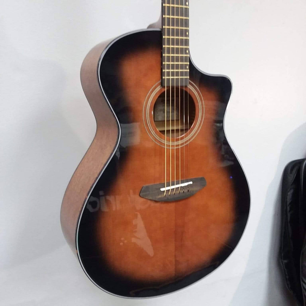 Breedlove Organic Performer Concerto CE Acoustic Electric Guitar Bourbon Burst