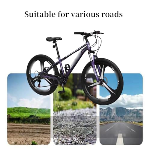 ORNDYDM 26 inch Bike for Kids, Freestyle Kids Mountain Bike Dual Disc Brakes, 24 Speeds Adjustable Kids Bicycles, Boys Bike Riders Over 15 Years Old, Strong Carbon Steel Frame