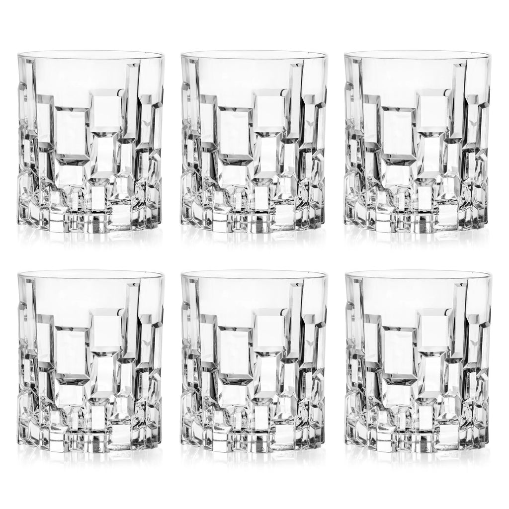 Majestic Gifts Inc.  Glass - Double Old Fashioned Glass Tumblers 11 oz.- Set of 6