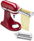 Excellent KitchenAid KSMPEXTA Gourmet Pasta Press Attachment with 6 Interchangeable Pasta Plates  White