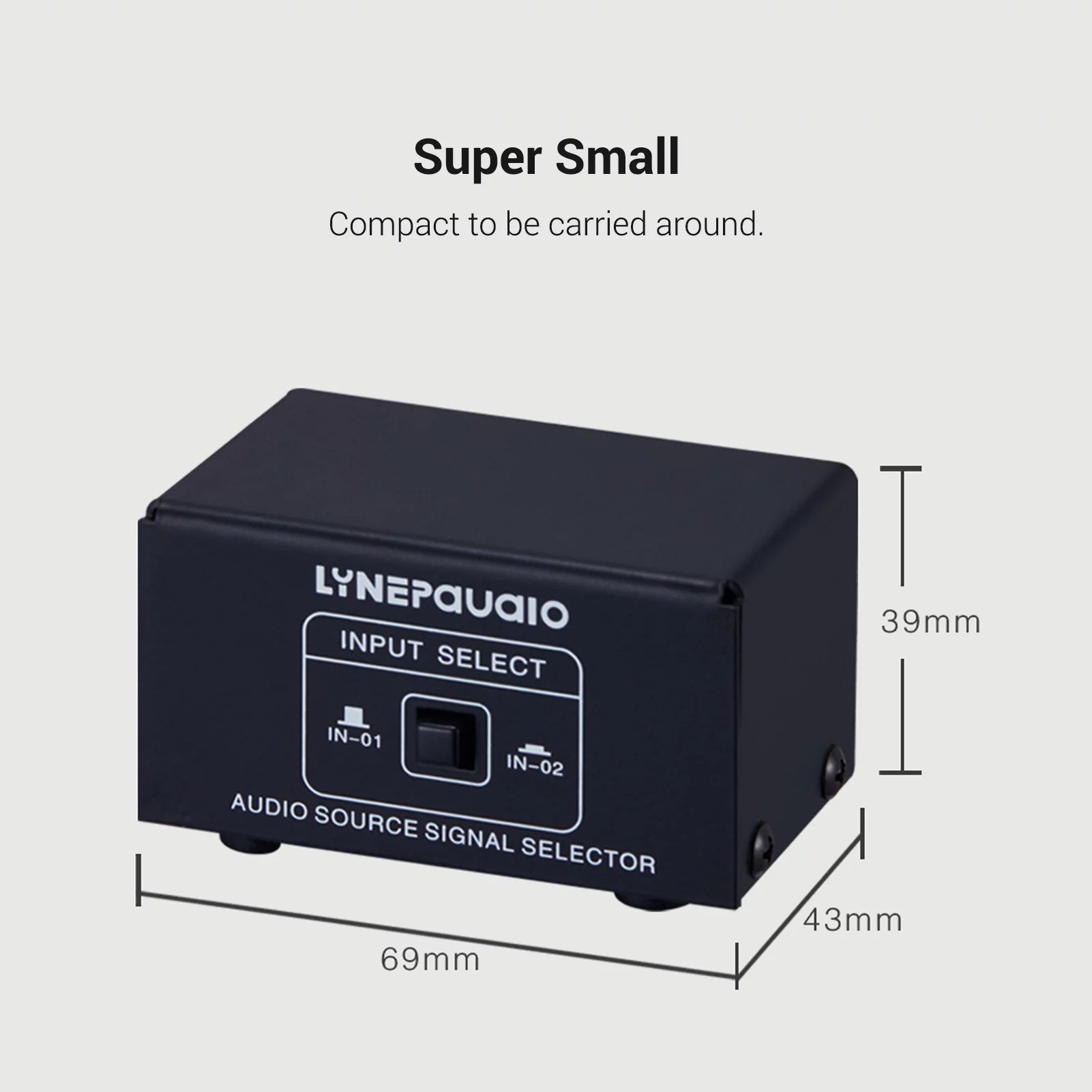 Meterk Linepaudio Audio Switcher Rca 2 In 1 Out / 1 In 2 Out A/B Switch Stereo Audio Splitter Box With No Distortion Rca Jack For Switching Between Computer Speakers And Headphones