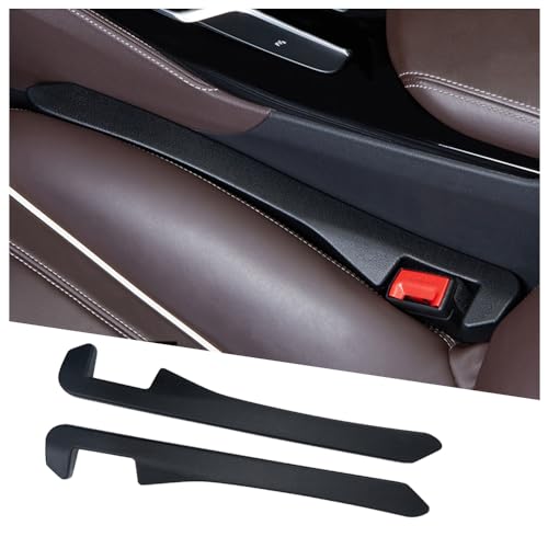 KIFIDAN 2PCS Car Seat Gap Filler,Flexible Seat Gap Organizer Between Seats for Tightly Filling Seat Gaps,Universal Car Side Seat Gap Filler Interior Car Accessories for Women & Men