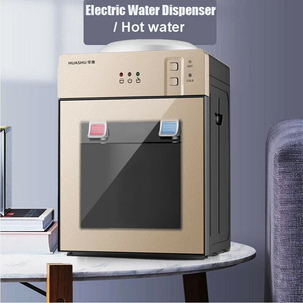 5 Gallon Top Loading Countertop Water Cooler Dispenser Cold Hot Water Dispenser