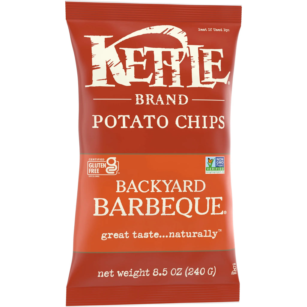 Kettle Brand Potato Chips, Backyard Barbeque Kettle Chips, 8.5 oz