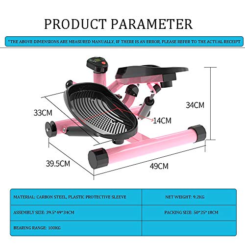 Exercise Stepper, Swing Stepper, Up-Down Stepper, Exercise Fitness Home Gyms Stepper Aerobic Household Stepping Machine Small Pedal Climbing Machine Weight Loss Fitness Equipment Efficency