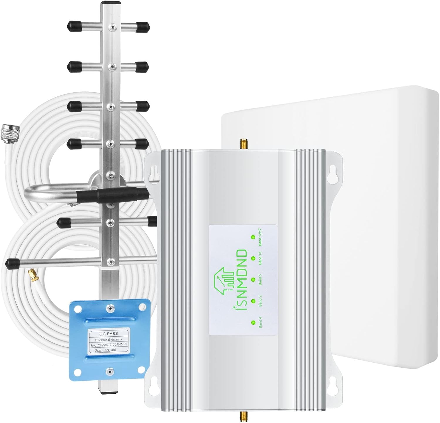 AT&T Cell Phone Signal Booster Verizon Signal Booster for Home 5,000 sq ft, Cell Phone Signal Boosters ATT Cell Booster Verizon Cell Phone Amplifier Boost 4G LTE 5G Voice&Data for All U.S. Carriers