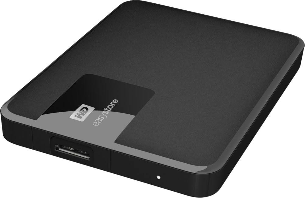 WD Easystore 5 TB External HDD - WDBKUZ0050BBK - USB 3.0