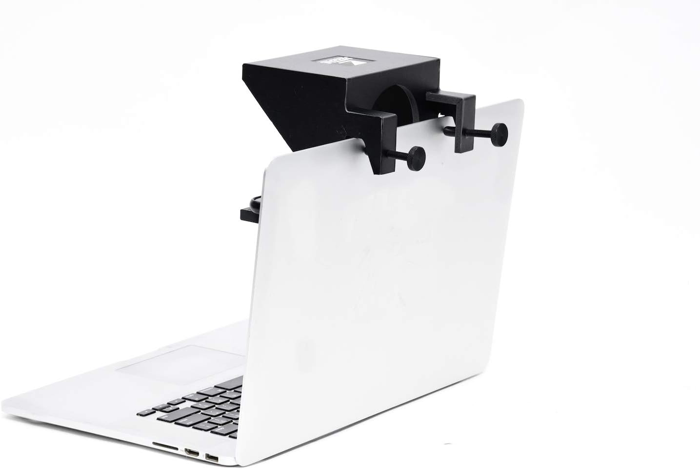 Little Prompter, The Original Compact Personal Teleprompter for Video Production. No Studio Required. Perfect for DSLRs, Webcams, and Built-in Laptop Cameras. Use with iOS or Android.