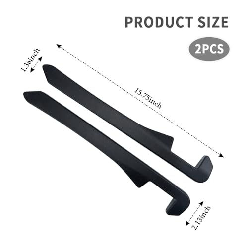 KIFIDAN 2PCS Car Seat Gap Filler,Flexible Seat Gap Organizer Between Seats for Tightly Filling Seat Gaps,Universal Car Side Seat Gap Filler Interior Car Accessories for Women & Men