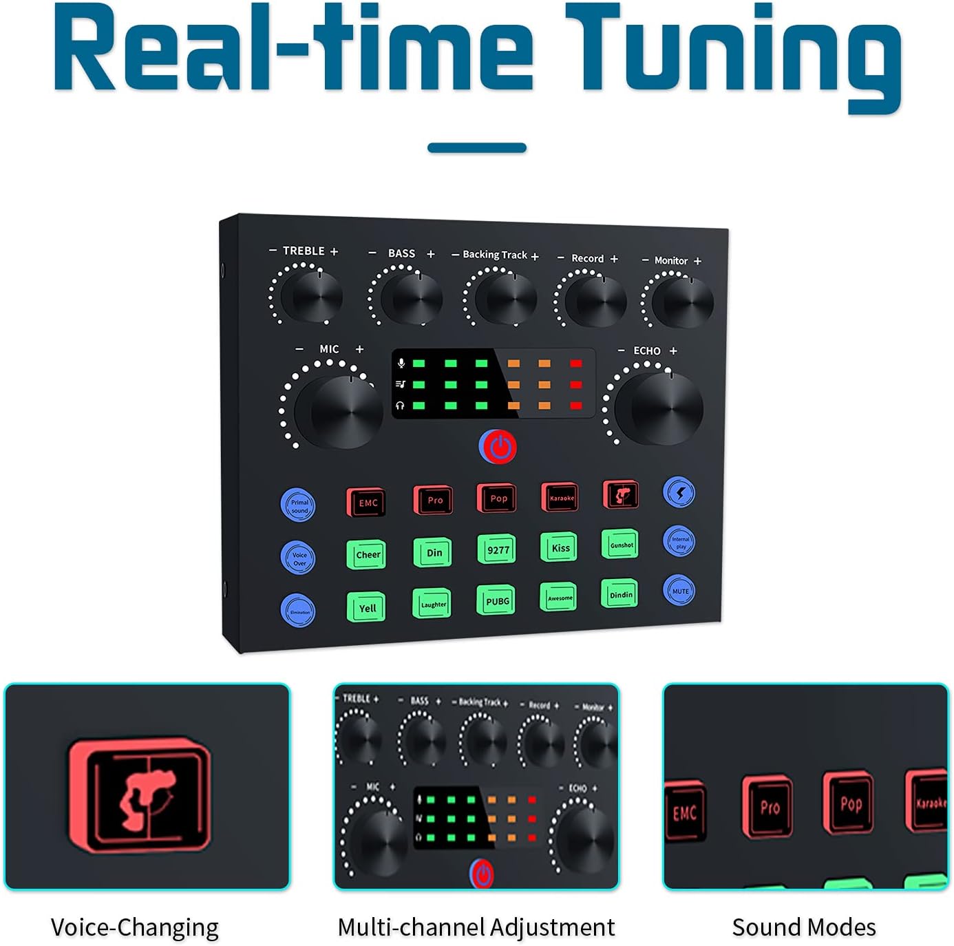 Podcast Equipment Bundle,Audio Interface with All-In-One DJ Mixer and Studio Broadcast Microphone, Perfect for Recording,Live Streaming,Gaming,Compatible with PC,Smartphone,Play Station Pack of 2