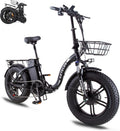 Electric Bike for Adults 2000W Folding Electric Bike Ebike with 48V 23AH Removable Battery 20''x 4.0 Fat Tire Electric Bicycle Long Range E Bike with Color Display Hydraulic Brake 7 Speed Gears