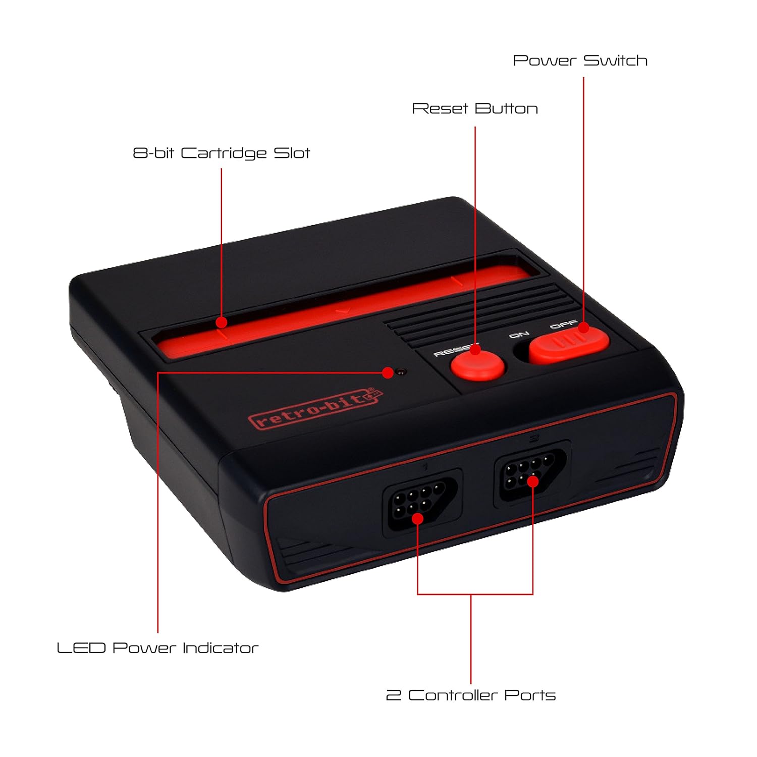 Retro-Bit RES Plus- 8-Bit Console with HDMI Port - NES