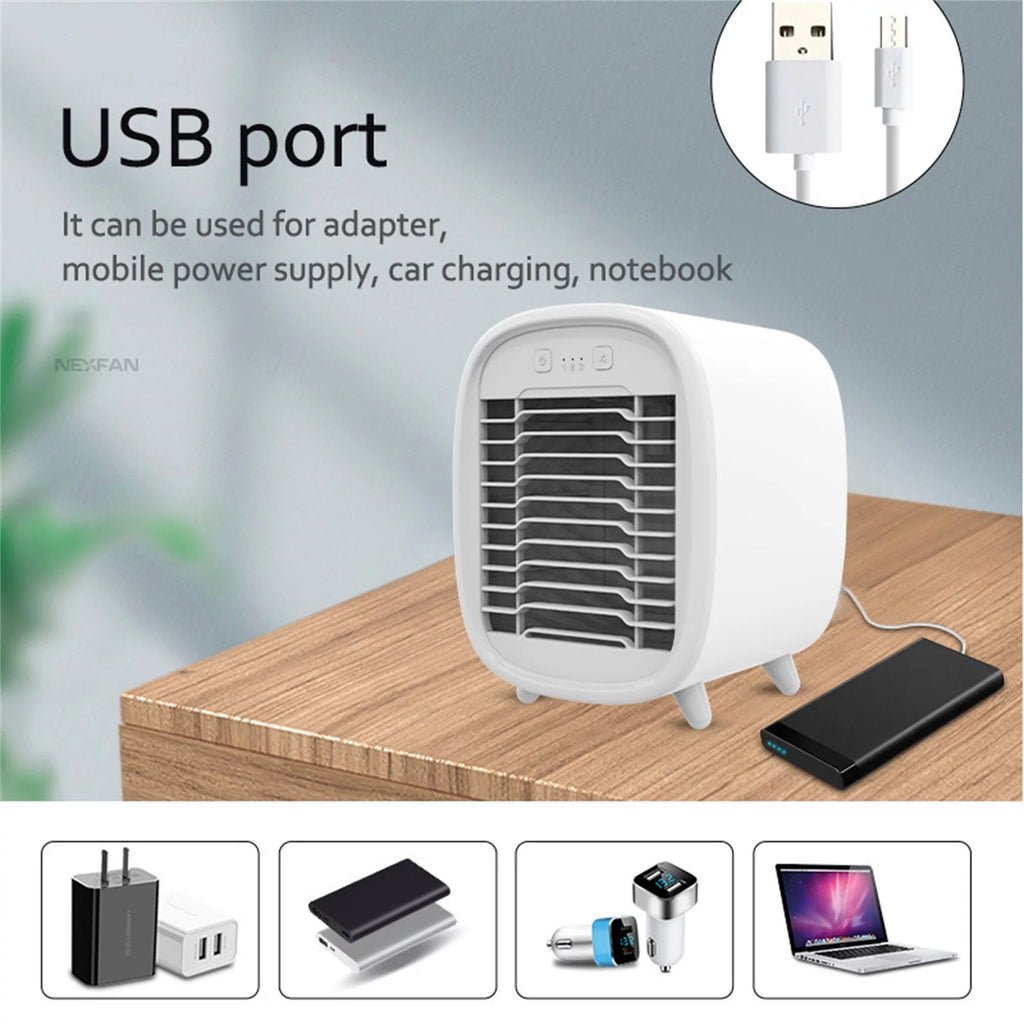 Portable Air Conditioners Small 3-in-1 Personal Air Cooler | Humidifier |