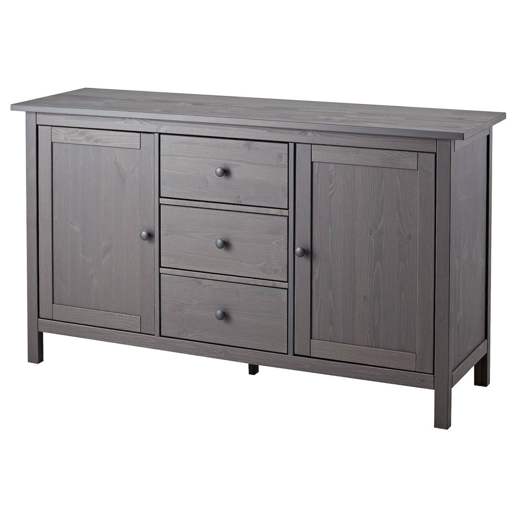 IKEA - HEMNES Sideboard, Dark Gray stained, 61 3/4x34 5/8