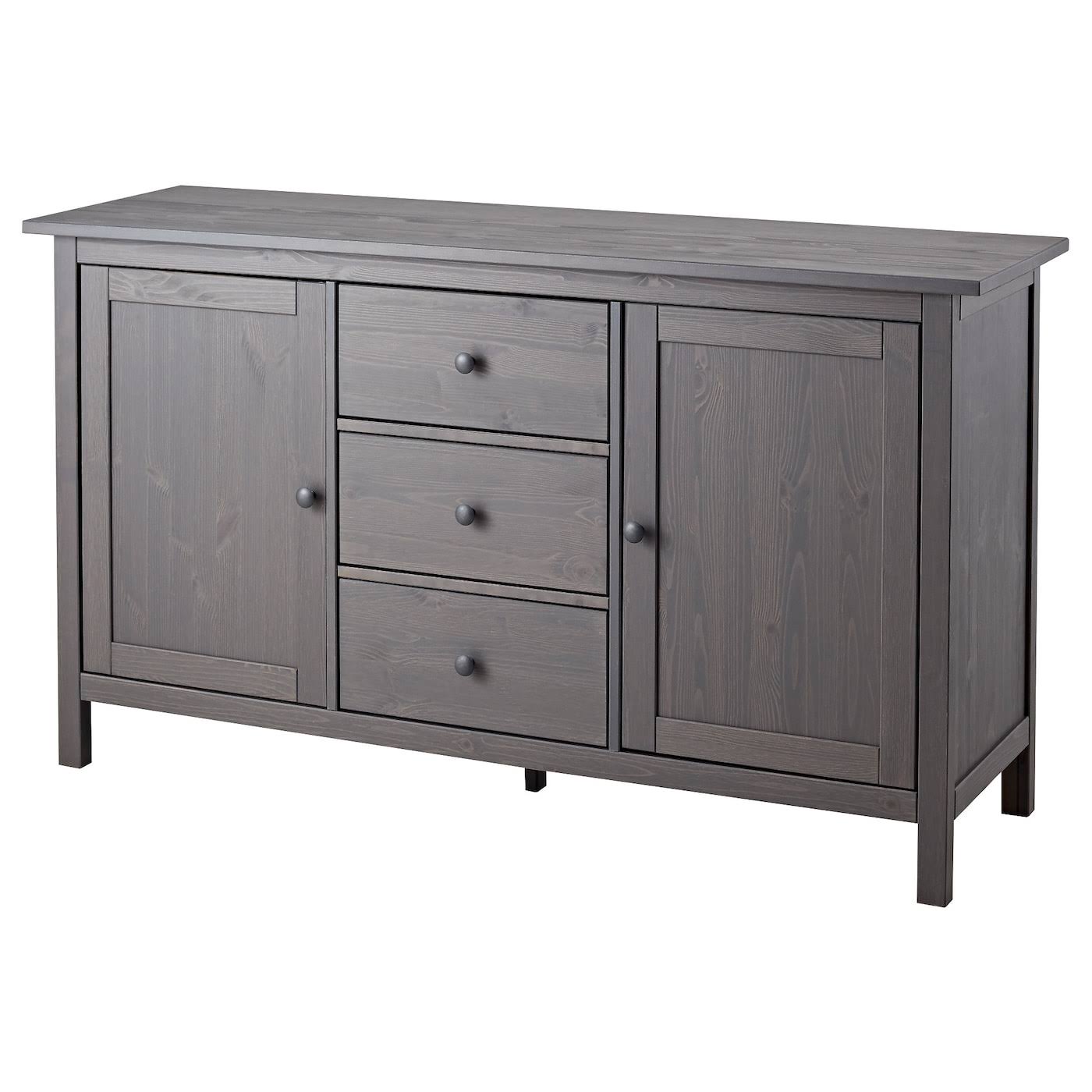 IKEA - HEMNES Sideboard, Dark Gray stained, 61 3/4x34 5/8