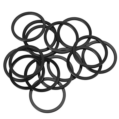 Bike Bicycle Bottom Bracket Spacer, 15pcs Bottom Bracket Gasket Bicycle Washer, Aluminum Alloy Flywheel Hub Washer Flywheel Hub Spacer for Road Bike Mountain Bike