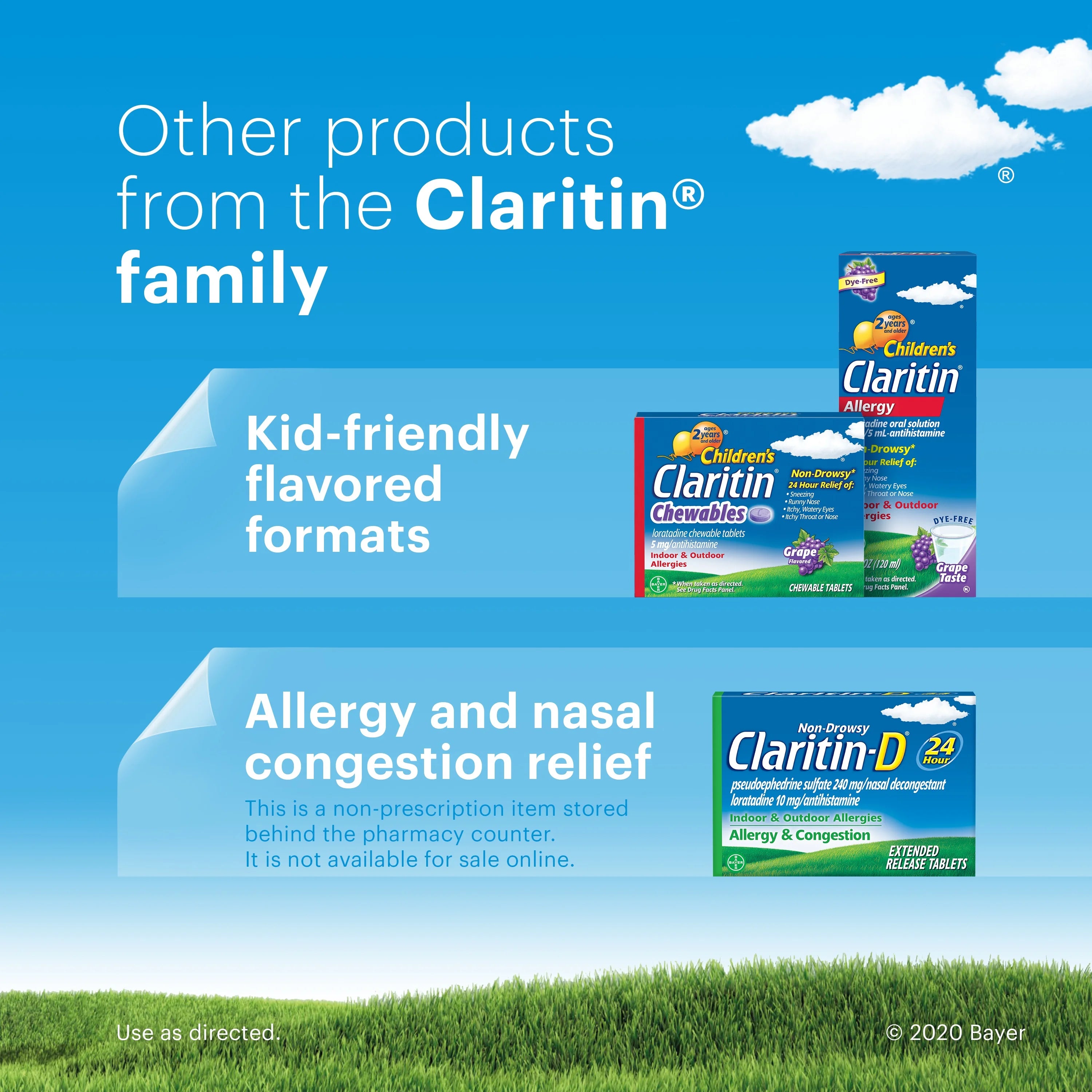 Claritin Juniors RediTabs, 24 Hour Non-Drowsy Allergy Medicine, 10 mg, 10 Ct