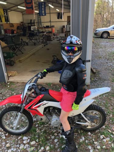 Kids Dirt Bike Gear for Kid Full Body Armor Protective Jacket for Motorcycle Chest Spine Protector Gear Spine Guard