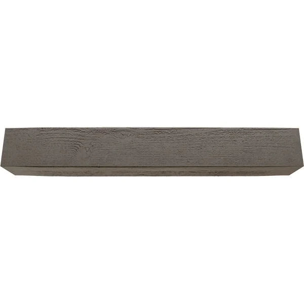 Ekena Millwork BMRS3C0040X080X096HD 4x22W x 8x22H x 8&L 3-Sided (U-beam) Rough Sawn Endurathane Faux Wood Ceiling Beam, Natural