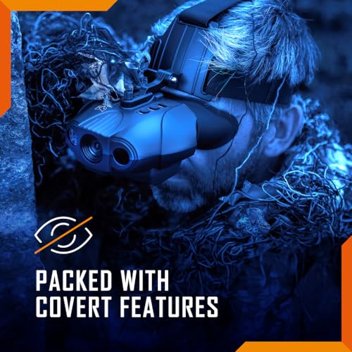 Nightfox Swift 2 and Swift 2 Pro Night Vision Goggles | Head Mounted | 1x Magnification | 1080P HD | USB Rechargeable | Digital Infrared Night Vision Binoculars