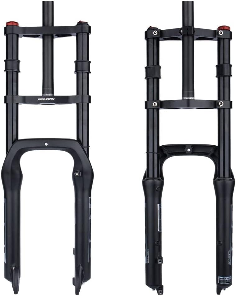 Suspension Forks 1 Pcs Double Shoulder Snow Front Fork 20 * 4.0inch / 26 * 4.0 Inch MTB Fork 130mm Travel Air Supension Bike Fork E-Bike Fork MTB Forks