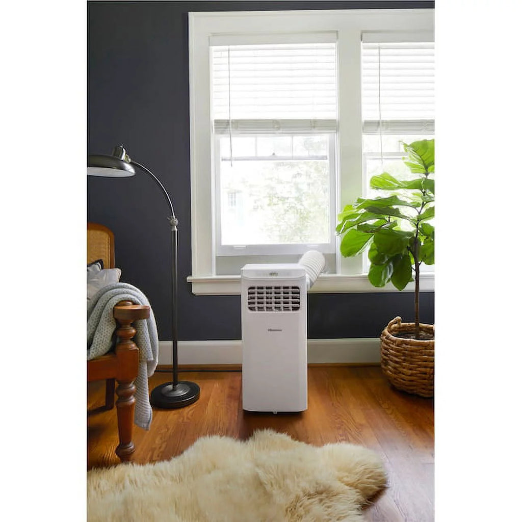 Restored Hisense 6000-BTU DOE 115-Volt Vented Portable Air Conditioner, White (Factory ) (Refurbished)